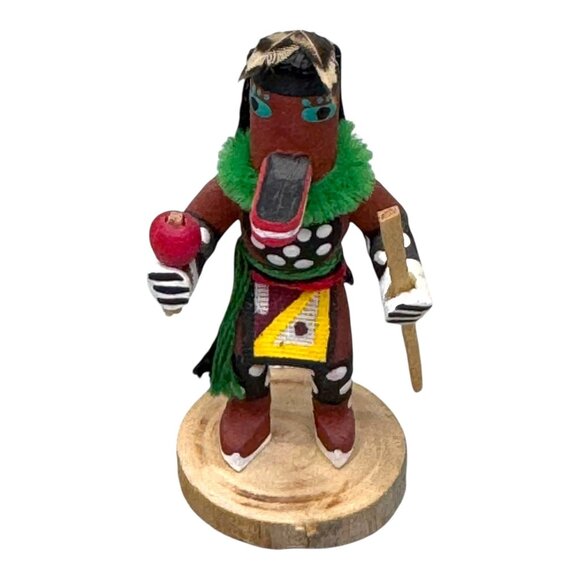 Authentic Hopi Mt Lion By Al Handcrafted Kachina Doll Collectible Native Art VTG - Picture 1 of 7
